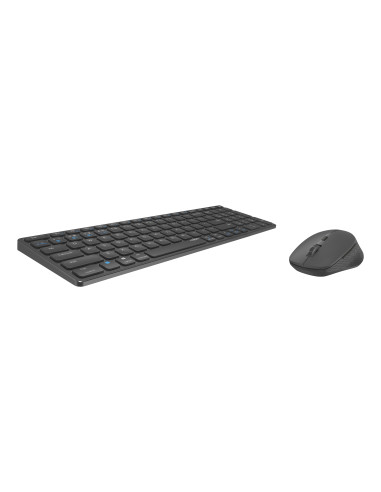 Rapoo 9700M teclado Ratón incluido Universal Bluetooth QWERTY Negro
