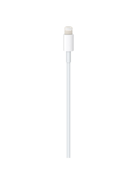 Apple MX0K2ZM A cable de conector Lightning 1 m Blanco