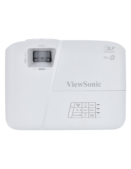 Viewsonic PA503S videoproyector Proyector de alcance estándar 3600 lúmenes ANSI DLP SVGA (800x600) Gris, Blanco