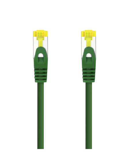 Nanocable Cable Red Latiguillo RJ45 LSZH CAT.6A SFTP AWG26, Verde, 25 cm