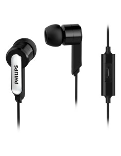 Philips SHE1405BK 10 auricular y casco Auriculares Alámbrico Dentro de oído Llamadas Música Negro