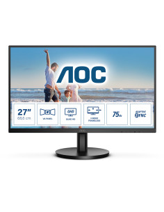 AOC Q27B3MA pantalla para PC 68,6 cm (27") 2560 x 1440 Pixeles Quad HD LED Negro