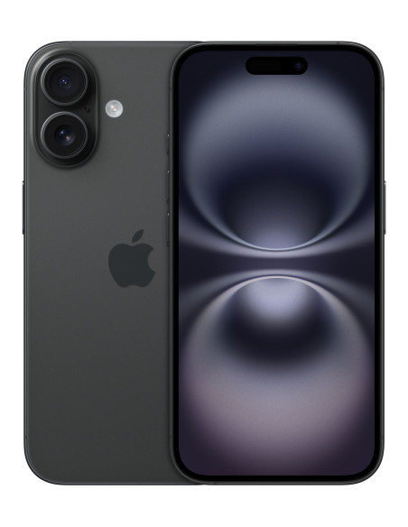 Apple iPhone 16 15,5 cm (6.1") SIM doble iOS 18 5G USB Tipo C 128 GB Negro