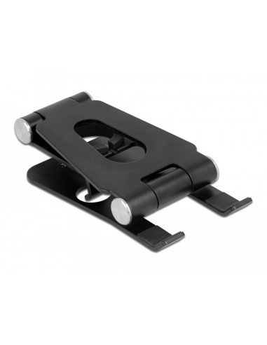 DeLOCK Soporte para teléfono inteligente y reloj inteligente ajustable negro