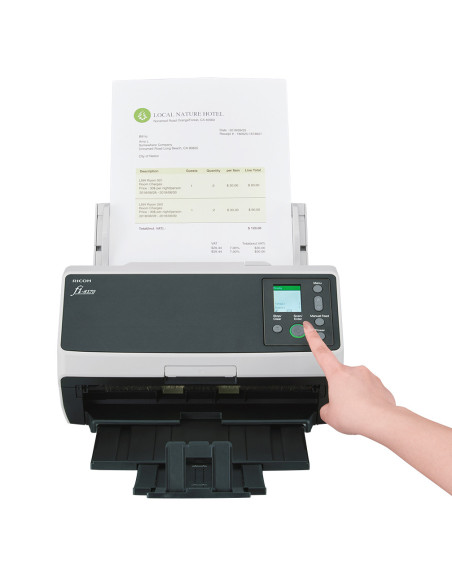 Ricoh fi-8170 Alimentador automático de documentos (ADF) + escáner de alimentación manual 600 x 600 DPI A4 Negro, Gris