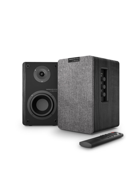 Energy Sistem Studio Monitor 4 Hi Fi De 2 vías Gris, Madera Inalámbrico y alámbrico 50 W