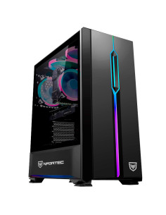 Nfortec Antares Torre Gaming Negra RGB (Cristal Templado) 2