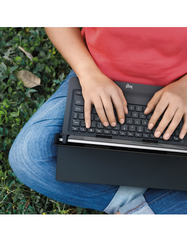 Logitech 920-008336 teclado para móvil QWERTY Español Bluetooth Negro