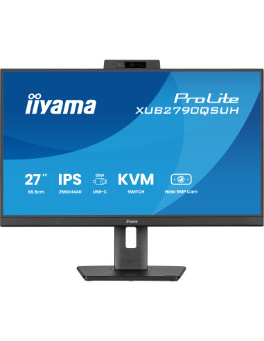 iiyama ProLite XUB2790QSUH-B2 pantalla para PC 68,6 cm (27") 2560 x 1440 Pixeles Quad HD LED Negro