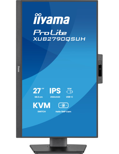 iiyama ProLite XUB2790QSUH-B2 pantalla para PC 68,6 cm (27") 2560 x 1440 Pixeles Quad HD LED Negro