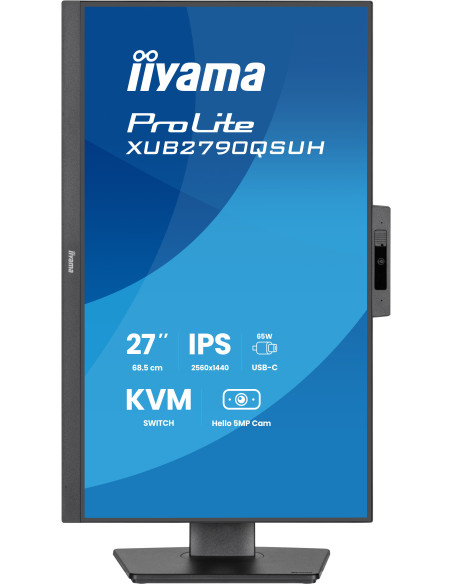 iiyama ProLite XUB2790QSUH-B2 pantalla para PC 68,6 cm (27") 2560 x 1440 Pixeles Quad HD LED Negro