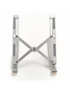 iggual Soporte portátil plegable aluminio plata 17 2