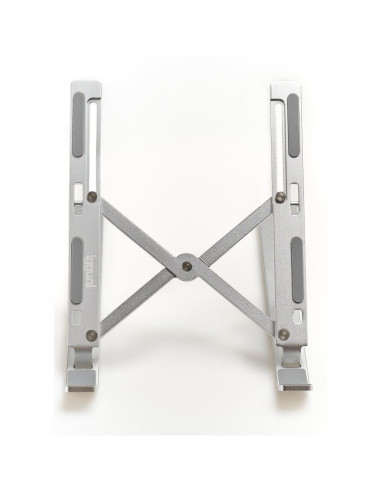 iggual Soporte portátil plegable aluminio plata 17