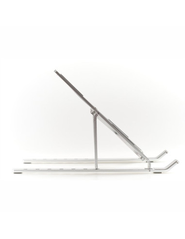 iggual Soporte portátil plegable aluminio plata 17