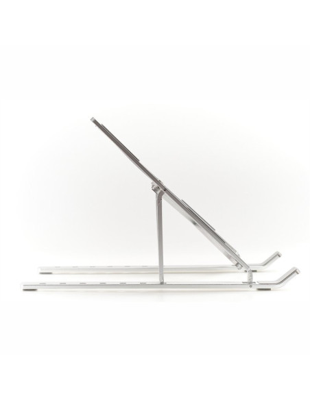 iggual Soporte portátil plegable aluminio plata 17