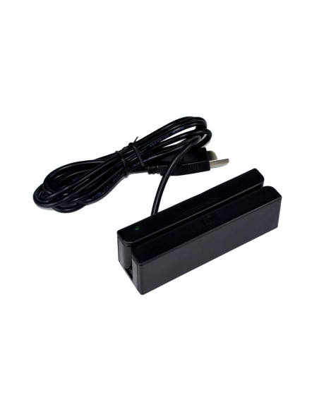 Premier BM-90 lector de tarjeta magnética USB Negro