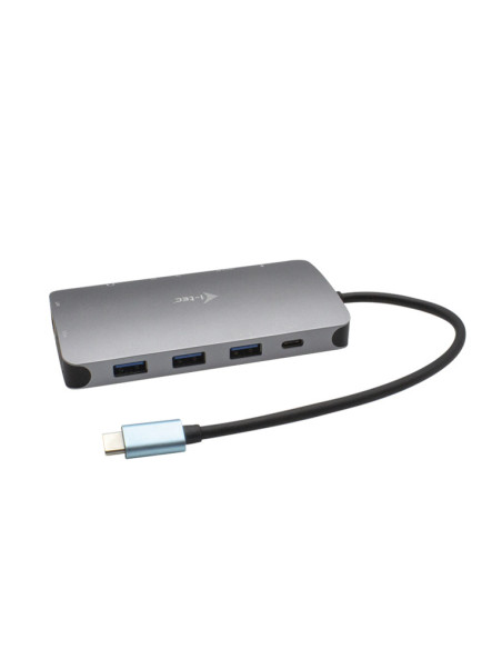 i-tec Metal USB-C Nano Dock HDMI VGA with LAN + Charger 100W