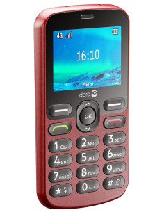Doro 1880 6,1 cm (2.4") 113,7 g Rojo Teléfono básico 2