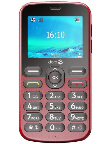 Doro 1880 6,1 cm (2.4") 113,7 g Rojo Teléfono básico