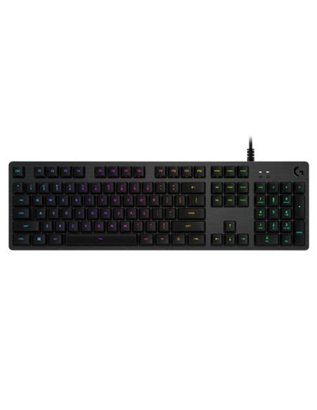 Logitech G 920-009344 teclado Juego USB QWERTY Español Carbono