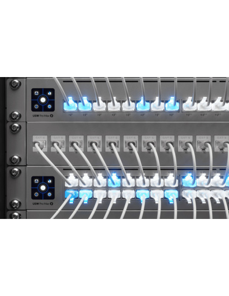 Ubiquiti UACC-Cable-Patch-EL-0.15M-W-24 cable de red Translúcido, Blanco 0,15 m Cat6