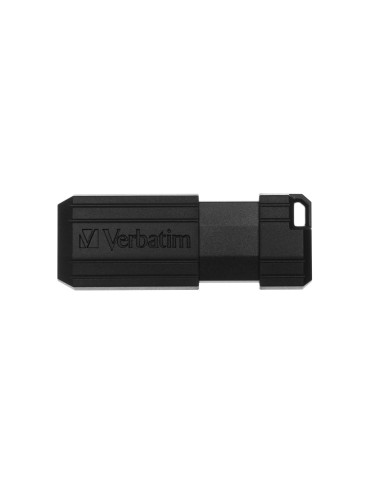 Verbatim PinStripe - Unidad USB de 64 GB - Negro