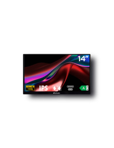 Verbatim 49591 pantalla para PC 35,6 cm (14") 1920 x 1080 Pixeles Full HD LCD Pantalla táctil Negro 2