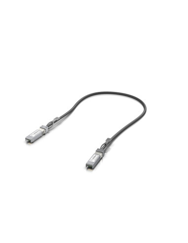 Ubiquiti UACC-DAC-SFP10-0.5M Cable de fibra óptica e InfiniBand 0,5 m SFP+ Negro