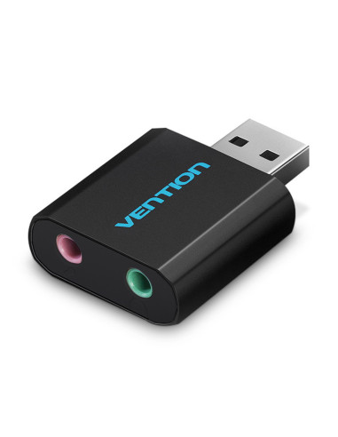 Vention Tarjeta de Sonido VAB-S17-B  2.1  Negro