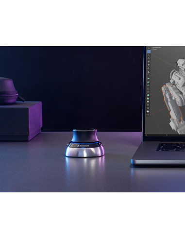 3Dconnexion SpaceMouse ratón Oficina RF Wireless + Bluetooth + USB Type-A 6DoF