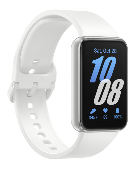 Samsung Galaxy Fit3 4,06 cm (1.6") AMOLED 40 mm Digital 256 x 402 Pixeles Pantalla táctil Plata