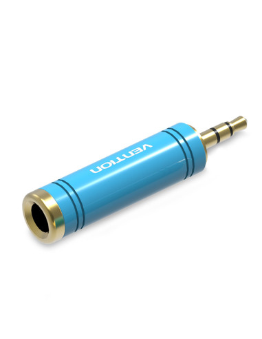 Vention Adaptador Jack VAB-S04-L  Jack 3.5 Macho - Jack 6.5 Hembra  Azul