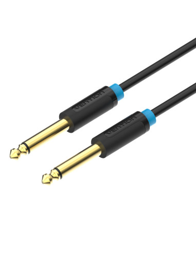 Vention Cable Estéreo BAABF  Jack 6.5 Macho - Jack 6.5 Macho  1m  Negro