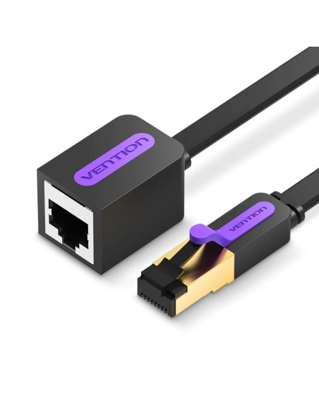 Vention Cable Alargador de Red RJ45 UTP ICBBH Cat.7  2m  Negro