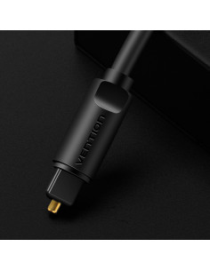 Vention Cable de Audio de Fibra óptica BAEBH  2m  Negro 2