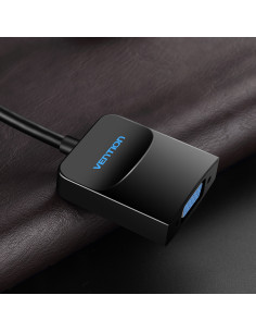 Vention Cable Conversor HBFBB  Displayport Macho - VGA Hembra  15cm  Negro 2