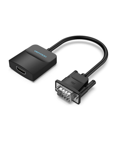 Vention Cable Conversor ACNBB  VGA Macho - HDMI Hembra  15cm  Negro