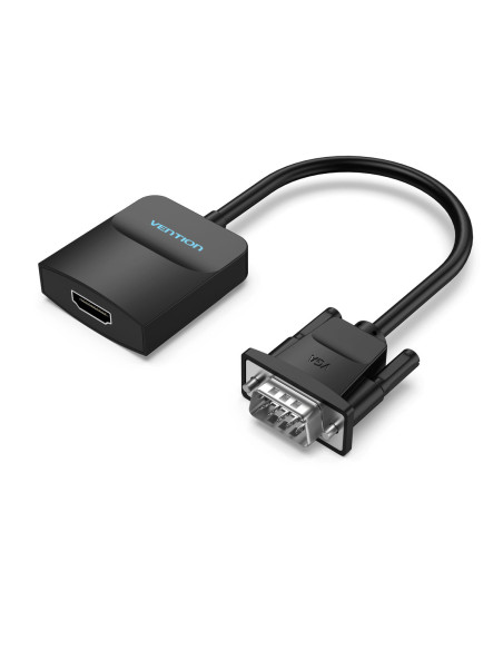 Vention Cable Conversor ACNBB  VGA Macho - HDMI Hembra  15cm  Negro