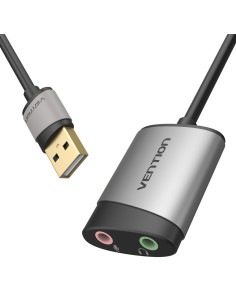 Vention Tarjeta de Sonido CDKHB  USB Macho - 2xJack 3.5 Hembra 2