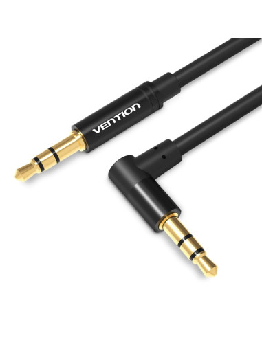 Vention Cable Estéreo BAKBG-T  Jack 3.5 Macho - Jack 3.5 Macho  1.5m  Negro