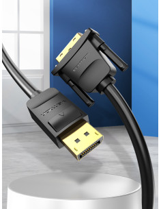 Vention Cable Conversor HAFBF  Displayport Macho - DVI Macho  1m  Negro 2