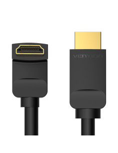 Vention Cable HDMI 2.0 4K Acodado AAQBH  HDMI Macho - HDMI Macho  2m  Negro 2
