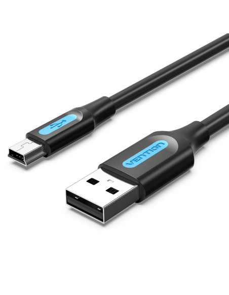 Vention Cable USB 2.0 COMBH  USB Macho - MiniUSB Macho  2m  Negro