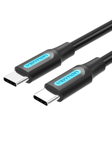 Vention Cable USB 2.0 Tipo-C COSBF  USB Tipo-C Macho - USB Tipo-C Macho  1m  Negro
