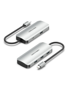 Vention Hub USB Tipo-C TNAHB  4xUSB  1xMicroUSB PD