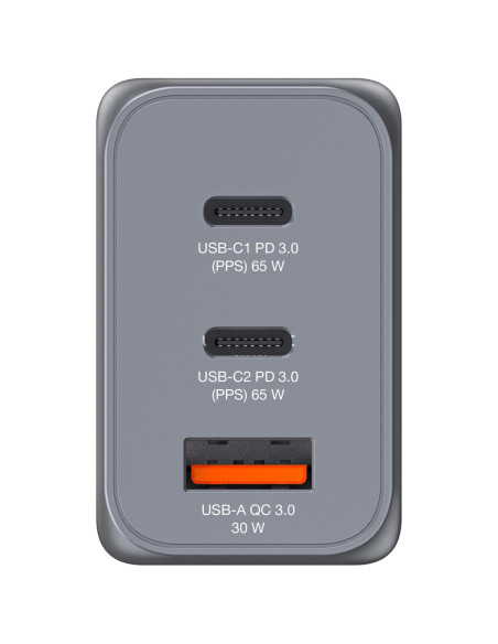 Verbatim GNC-65 Universal Negro, Gris Corriente alterna Carga rápida Interior