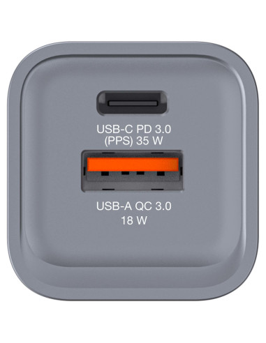 Verbatim GNC-35 Universal Negro, Gris Corriente alterna Carga rápida Interior