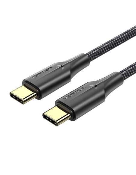 Vention Cable USB 2.0 Tipo-C 3A TAUBF  USB Tipo-C Macho - USB Tipo-C Macho  1m  Negro
