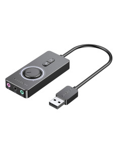 Vention Tarjeta de Sonido CDRBB  USB Macho - 3x Jack 3.5 Hembra