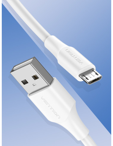 Vention Cable USB 2.0 CTIWF  USB Macho - MicroUSB Macho  1m  Blanco
